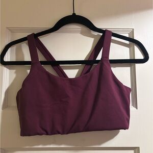 Girlfriend Collective Lou racer back sports bra purple/plum